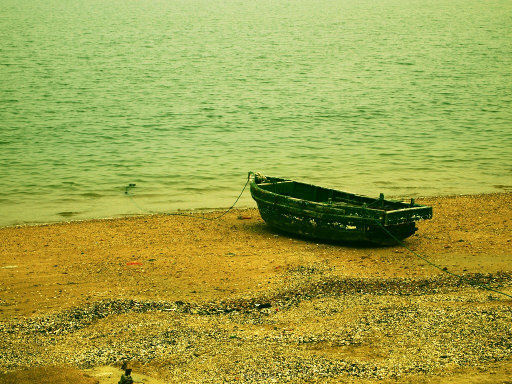 夏末。海